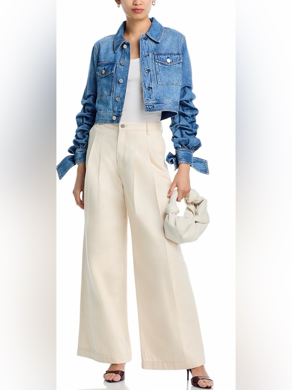 Alice + Olivia Tiff Denim Jacket - Picture 2 of 13